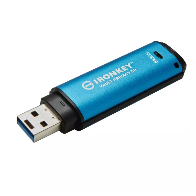 USB-mälupulk Kingston Technology 512 GB IronKey Vault Privacy 50 AES-256