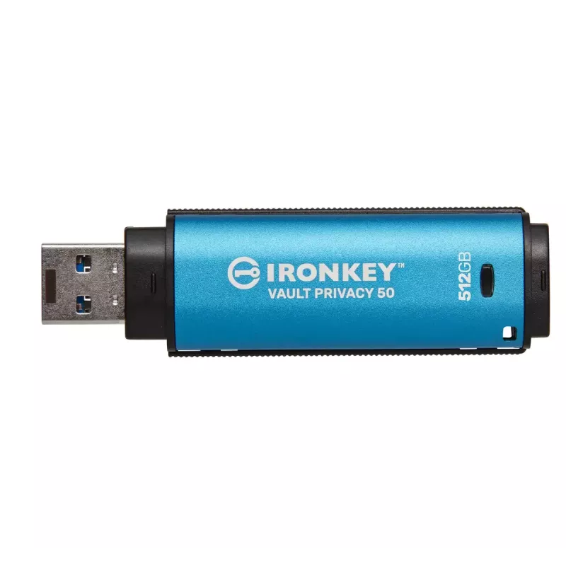 USB-mälupulk Kingston Technology 512 GB IronKey Vault Privacy 50 AES-256