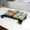 Kontaktgrill CECOTEC Rock'nGrill 2000 — 2000 W, ristkülikukujuline, must/roostevaba teras, reguleeritav termostaat, 340×330×130 mm