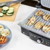 Kontaktgrill CECOTEC Rock'nGrill 2000 — 2000 W, ristkülikukujuline, must/roostevaba teras, reguleeritav termostaat, 340×330×130 mm