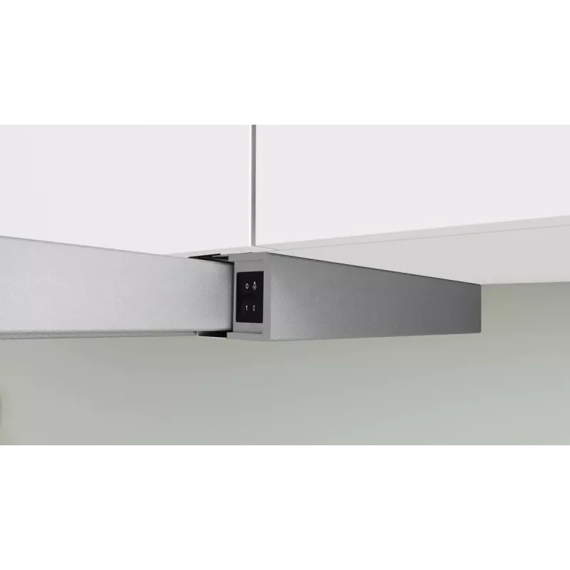 Bosch Serie 2 DFL063W57 pliidikubu Pooleldi sisseehitatud (väljatõmmatav) Metall, Hõbedane 351 m³/h