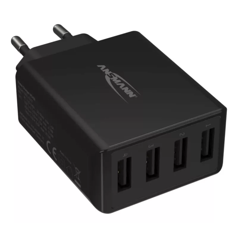ANSMANN seina-USB-laadija 4 porti
