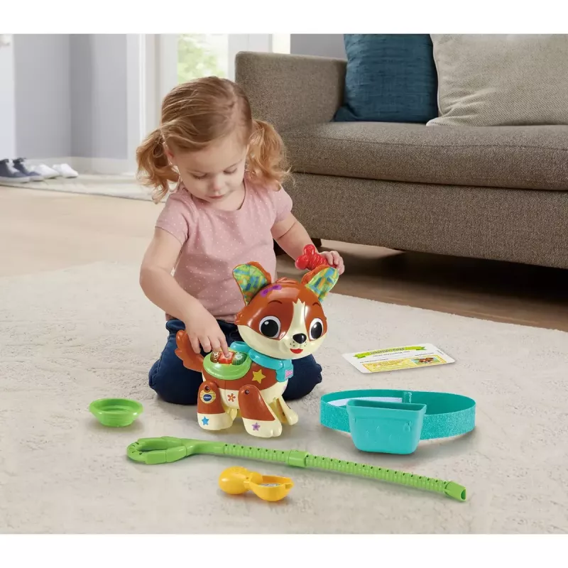 Mängukuju VTech Run With Me Puppy 80-552564 interaktiivne õppemänguasi helide ja liikumisega