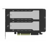 Icy Dock ExpressSlot Elite liidesekaart MB842MP-B — PCIe kuumvahetusega 2,5-tollise ketta adapteripesa, must/hõbedane