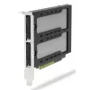 Icy Dock ExpressSlot Elite liidesekaart MB842MP-B — PCIe kuumvahetusega 2,5-tollise ketta adapteripesa, must/hõbedane