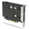Icy Dock ExpressSlot Elite liidesekaart MB842MP-B — PCIe kuumvahetusega 2,5-tollise ketta adapteripesa, must/hõbedane