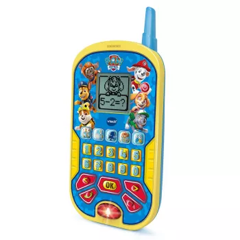 Laste telefon VTech PAW Patrol Lernhandy — alates 2. eluaastast, sinine/kollane, 140 g