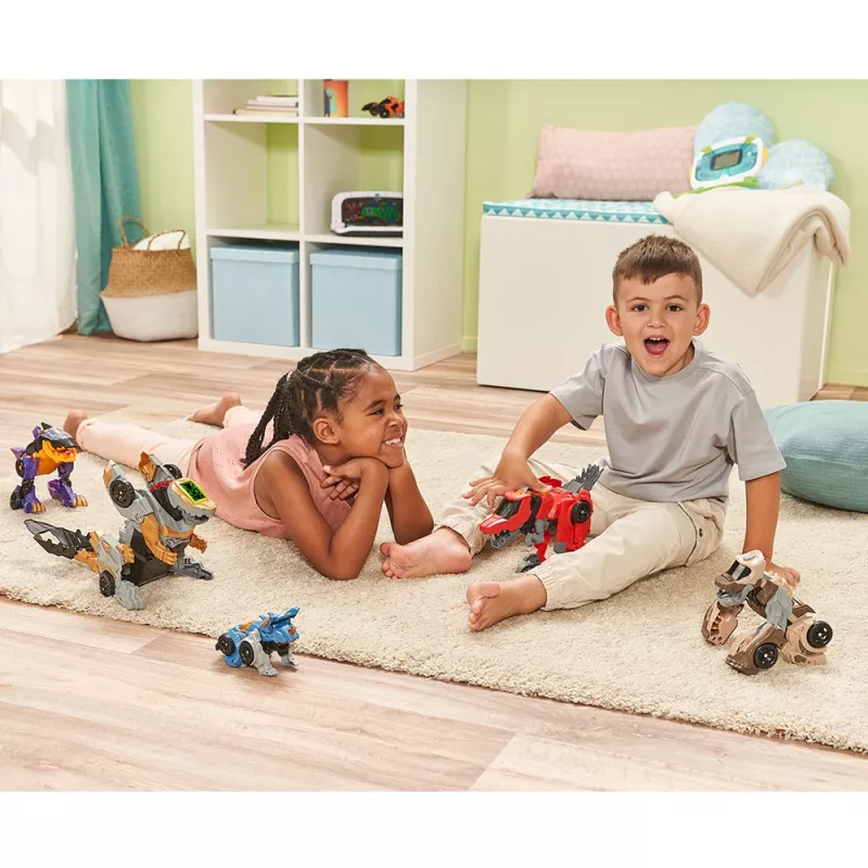 VTech Switch & Go Dino's Fighter-Velociraptor Punane 3+