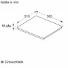Bosch Serie 6 PIX645HC1E pliit must sisseehitatav 60 cm keraamiline pliit 4 tsooni