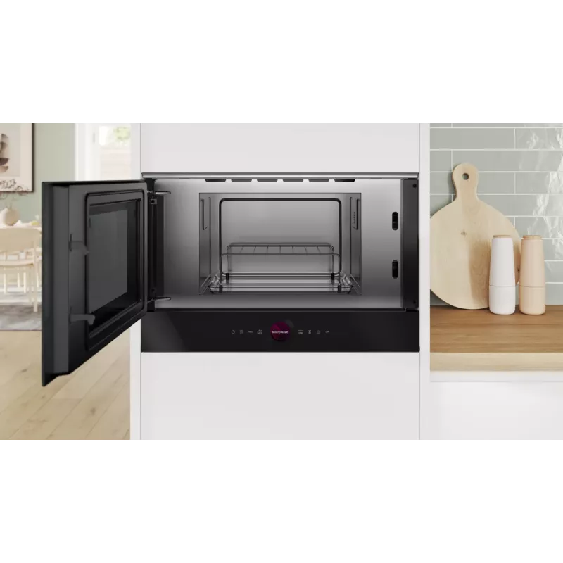 Bosch Serie 8 BEL7321B1 mikrolaineahi Must Kombineeritud mikrolaineahi Töölauale 21 L 900 W