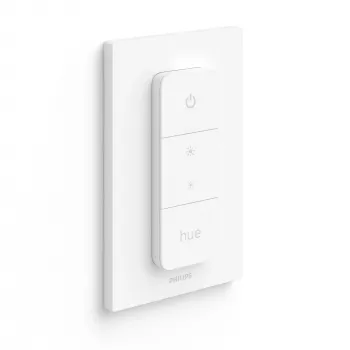 Philips Dimmer Switch (uusim mudel), hämardi ja lüliti, IEEE 802.15.4, IP20, väline, nupud, valge