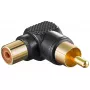 RCA adapter 90° Goobay 11685