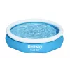 Bestway Fast Set ümmargune täispuhutav basseinikomplekt 3,05 m x 66 cm, 3200 L, Täispuhutav bassein, Laps ja täiskasvanu, Sinine, Valge, 9,26 kg