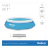 Bestway Fast Set ümmargune täispuhutav basseinikomplekt 3,05 m x 66 cm, 3200 L, Täispuhutav bassein, Laps ja täiskasvanu, Sinine, Valge, 9,26 kg