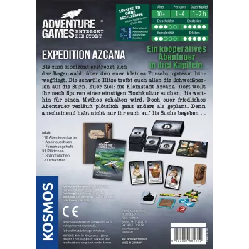 Kosmos Adventure Games - Expedition Azcana lauamäng Reis/seiklus