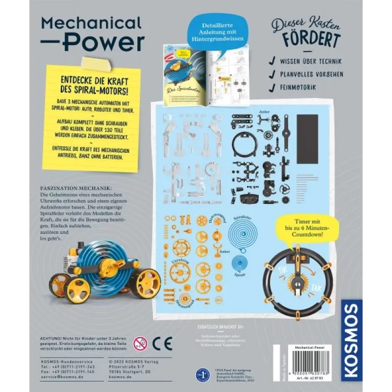 Kosmos Mechanical Power, Robot, Engineering, 8 yr(s), Multicolour