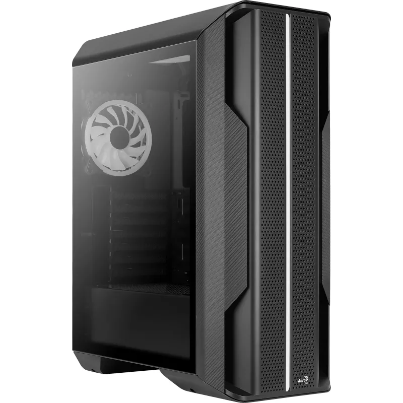 Aerocool SPLINTER DUO ATX mängukorpus 3x ARGB 12 cm ventilaatorit + eesmine võrk