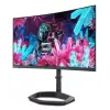 27-tolline Cooler Master GM27QP mängumonitor — QHD VA kumer paneel, 240 Hz, Adaptive Sync, must