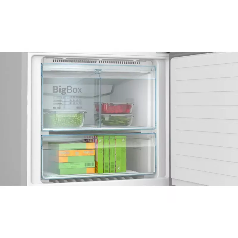 Bosch Serie 6 KGN76AXDR külmik-sügavkülmik Eraldiseisev 526 l Must