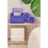 Hoiukarp Room Copenhagen LEGO Storage Brick 4 Top Lid Glitter — lilla/läbipaistev
