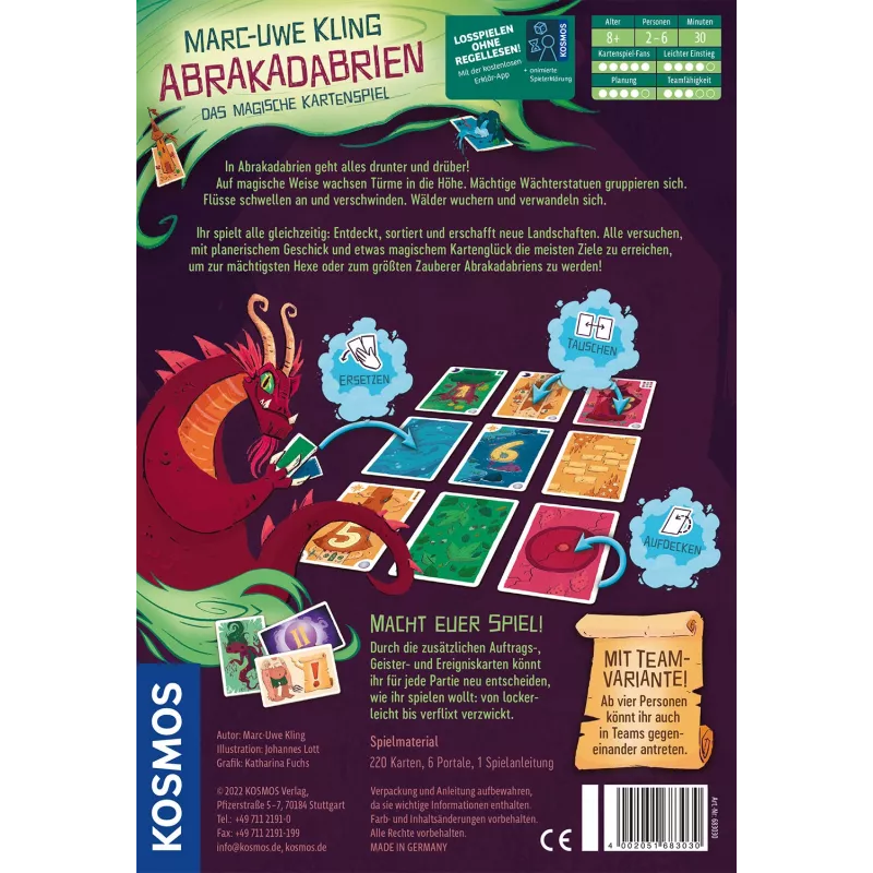 Kosmos 683030 laua-/kaardimäng Kaardivahetus