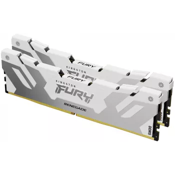 Kingston Technology FURY 32GB 8000MT/s DDR5 CL38 DIMM (2 tk komplekt) Renegade Valge XMP
