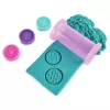 Kinetic Sand Shimmer, Unicorn Bake Shoppe Playset, 16oz (Shimmer Teal and Pink Neon), 8 Unicorn Tools, Sensoorsed mänguasjad lastele alates 3. eluaastast