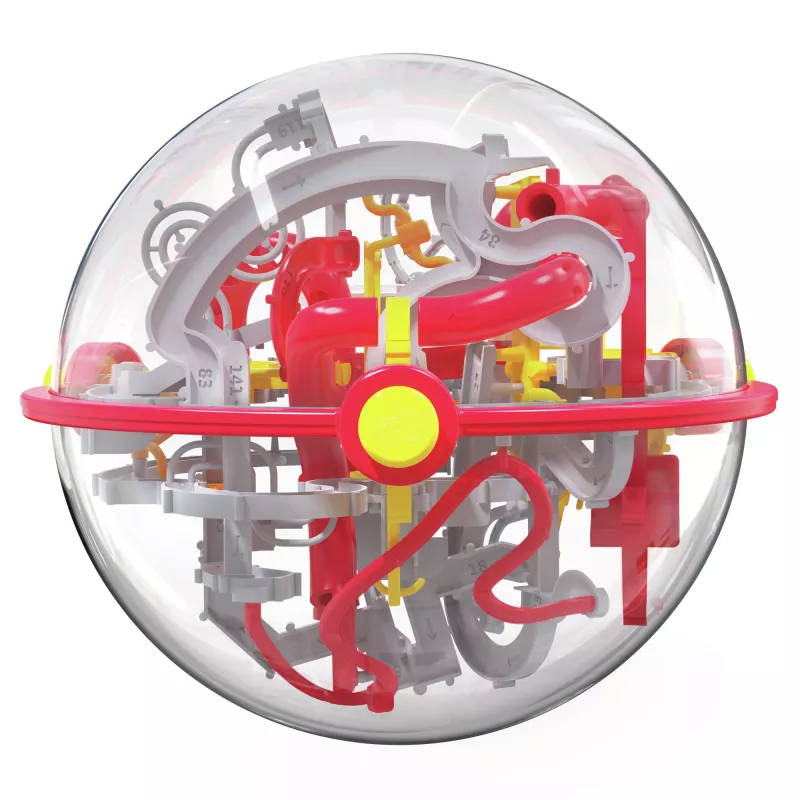 Games Perplexus Portal, 3D puslekuuli labürint, vingerdusmänguasjad, laste reisipusle, vingerduspall 150 takistusega, täiskasvanutele ja lastele alates 8. eluaastast