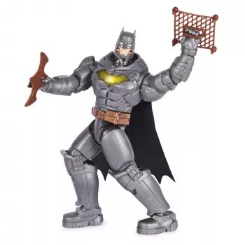 DC Comics , Battle Strike Batman 12-tolline märulifiguur, 5 aksessuaari, 20+ heli, kogutavad laste mänguasjad poistele ja tüdrukutele alates 3. eluaastast