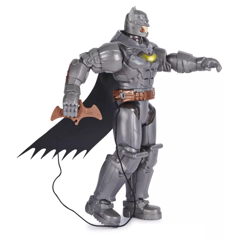 DC Comics , Battle Strike Batman 12-tolline märulifiguur, 5 aksessuaari, 20+ heli, kogutavad laste mänguasjad poistele ja tüdrukutele alates 3. eluaastast