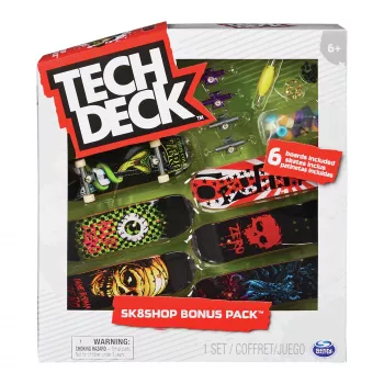 Tech Deck, Sk8shop Fingerboardi boonuspakett, kogutavad ja kohandatavad minirulad (stiilid võivad erineda)