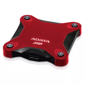 Väline SSD ADATA SD620 512 GB, USB 3.2 Gen 2 Micro-USB B, punane, silikoonkorpus