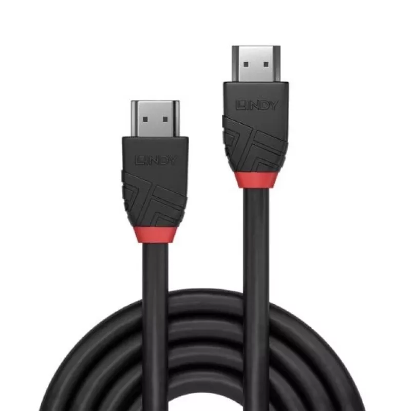 Lindy 1m 8K60Hz HDMI kaabel, Must Line