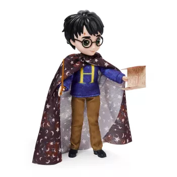 Wizarding World Harry Potter, 8-tolline Harry Potteri nuku kingikomplekt nähtamatust muutva keebiga ja 5 nuku aksessuaariga, laste mänguasjad alates 6. eluaastast