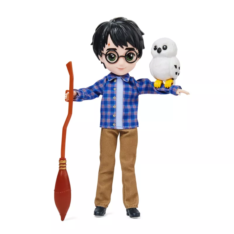 Wizarding World Harry Potter, 8-tolline Harry Potteri nuku kingikomplekt nähtamatust muutva keebiga ja 5 nuku aksessuaariga, laste mänguasjad alates 6. eluaastast
