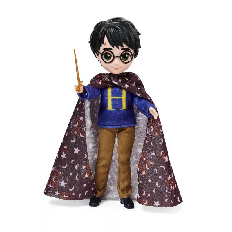 Wizarding World Harry Potter, 8-tolline Harry Potteri nuku kingikomplekt nähtamatust muutva keebiga ja 5 nuku aksessuaariga, laste mänguasjad alates 6. eluaastast