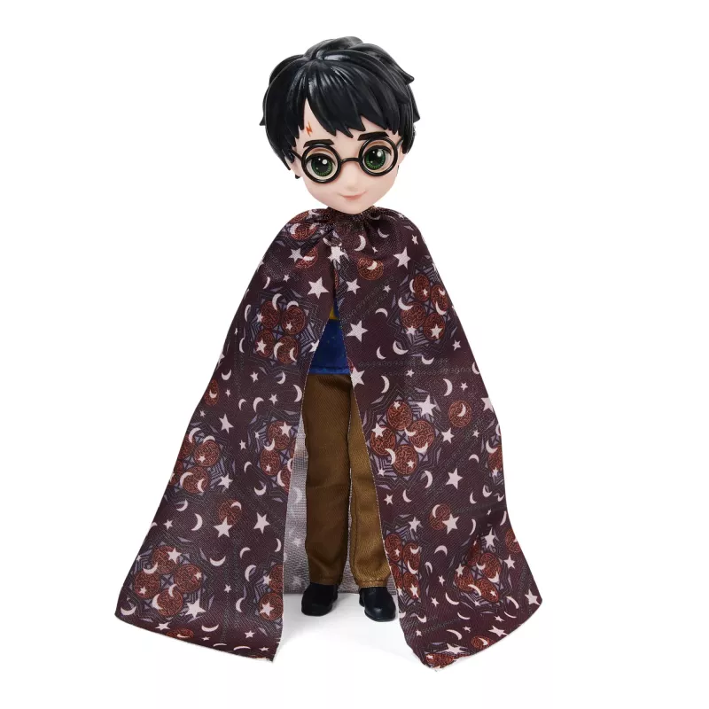 Wizarding World Harry Potter, 8-tolline Harry Potteri nuku kingikomplekt nähtamatust muutva keebiga ja 5 nuku aksessuaariga, laste mänguasjad alates 6. eluaastast