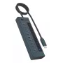 USB-jaotur icybox IB-HUB1450-C31 — 10 porti, USB 3.2