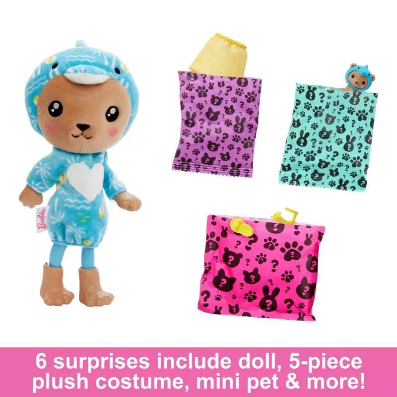 Moe nukk MATTEL Barbie Cutie Reveal nukk Mitmevärviline 139mm