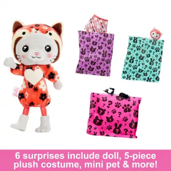 Moe Barbie nukk MATTEL Barbie Cutie Reveal nukk — 139 mm, plastik ja kangas, alates 3. eluaastast
