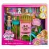 Barbie and Stacie to the Rescue kutsikate mänguväljaku komplekt nuku, 3 koerafiguuri ja aksessuaaridega