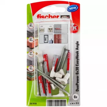 Fischer 557916 kruvi ja tüübli komplekt