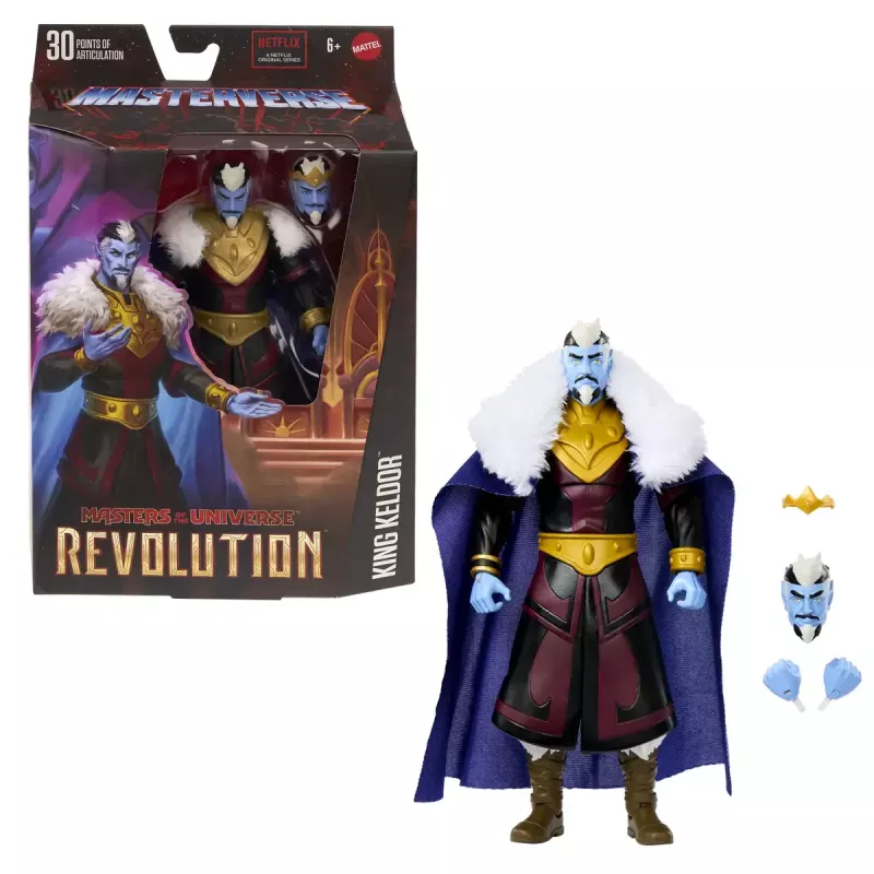 Masters of the Universe Masterverse märulifiguur King Keldor mitmevärviline 6+