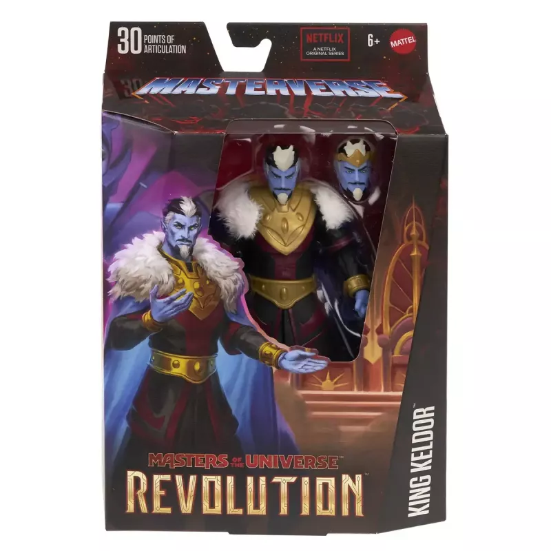 Masters of the Universe Masterverse märulifiguur King Keldor mitmevärviline 6+