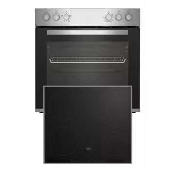 Beko BBUC12020X toiduvalmistamisseadmete komplekt Keraamiline pliit Elektriahi