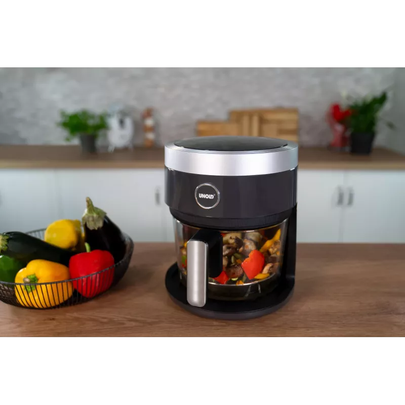 Unold 58695 fritüür Üksik 3,5 L Eraldiseisev 1200 W Kuumaõhufritüür Must