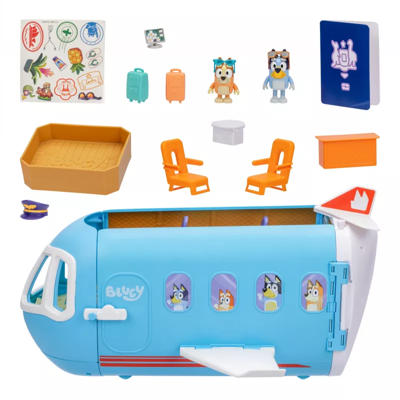 Moose Toys Bluey 3 in 1 lennukimängukomplekt mitmevärviline