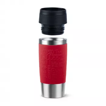 EMSA Travel Mug Classic N2020400 reisikruus 360 ml Must, Punane, Roostevaba teras