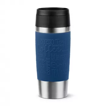 EMSA Travel Mug Classic N2020300 reisikruus 360 ml Must, Sinine, Roostevaba teras Roostevaba teras