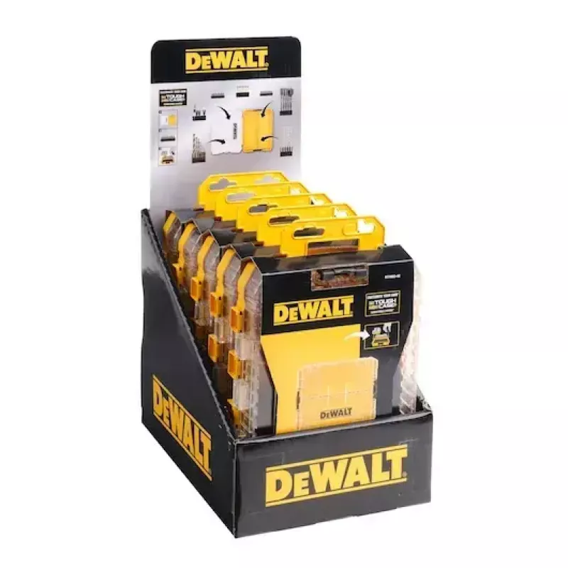Väikeosade karp DeWalt DT70803-QZ 175×265×50 mm must/kollane, pakis 5 tk